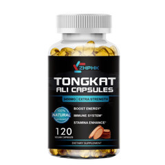TONG KAT ALI 200:1 3450MG 120 veggie Capsules Root Extract Testosterone Booster