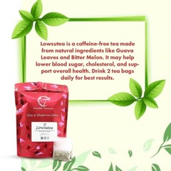 Lowsutea Max Health Sugar Tea. Lower Your Sugar, Cholesterol and Blood Pressure.