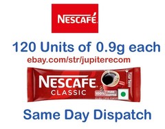 NESCAFE Classic Original Instant Coffee, 120 sticks Free Worldwide Shipping