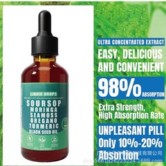 Soursop Vyxion Bitters Liquid Drops 10 in 1 Herbal Extracts for Overall Health