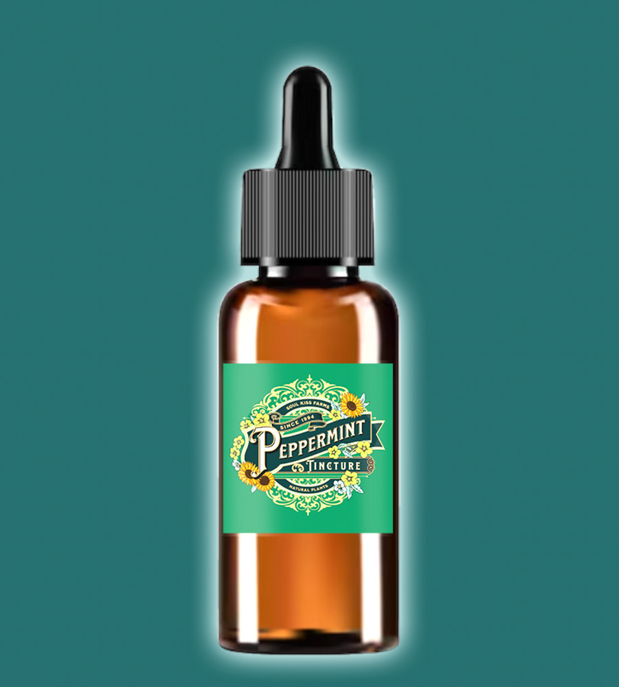 Pure Peppermint Extract – Pure Mint Tincture Liquid Drops Digestion & More – USA