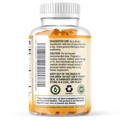 Turmeric Curcumin Supplement Gummies – 95% Curcuminoids 60 Count (Pack of 1)