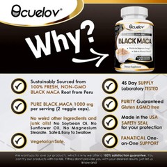 Black Maca Capsules Support Increased Energy* Mental Health