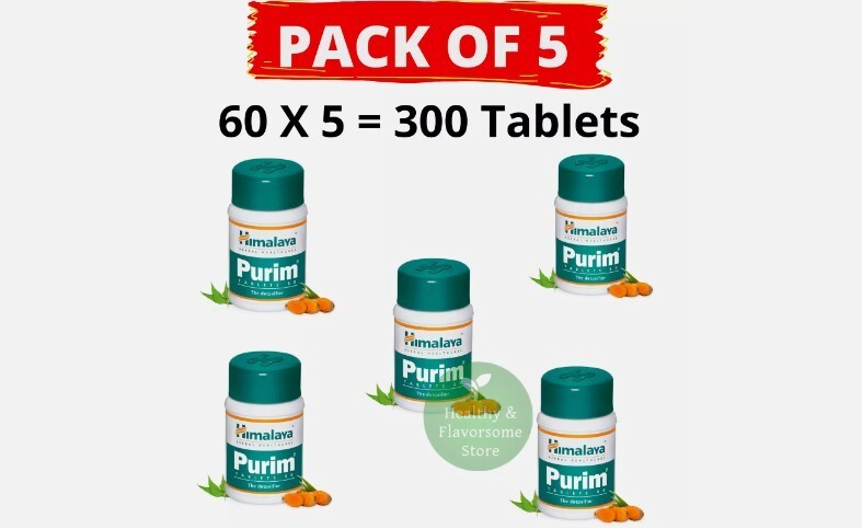 Himalaya Purim 300 Tabs For Detoxification Prevent Various Skin Infection 2026