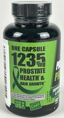 Saw Palmetto Prostate Support Hair Growth 60 Caps Exp 01/2027