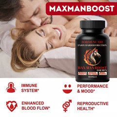 NEW . 60 Powerful Capsules . Works In 10 Minutes. Herbal Supplement for Men