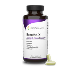 Life Seasons Breathe-X Allergy and Sinus Support 90 caps