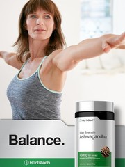 Ashwagandha Capsules | Max Strength | 120 Count | Gluten Free | by Horbaach