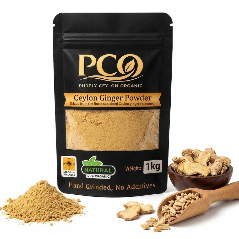 Pure Organic Ginger Powder 100% Natural Premium Ceylon Spice Purely Ceylon
