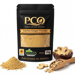 Pure Organic Ginger Powder 100% Natural Premium Ceylon Spice Purely Ceylon