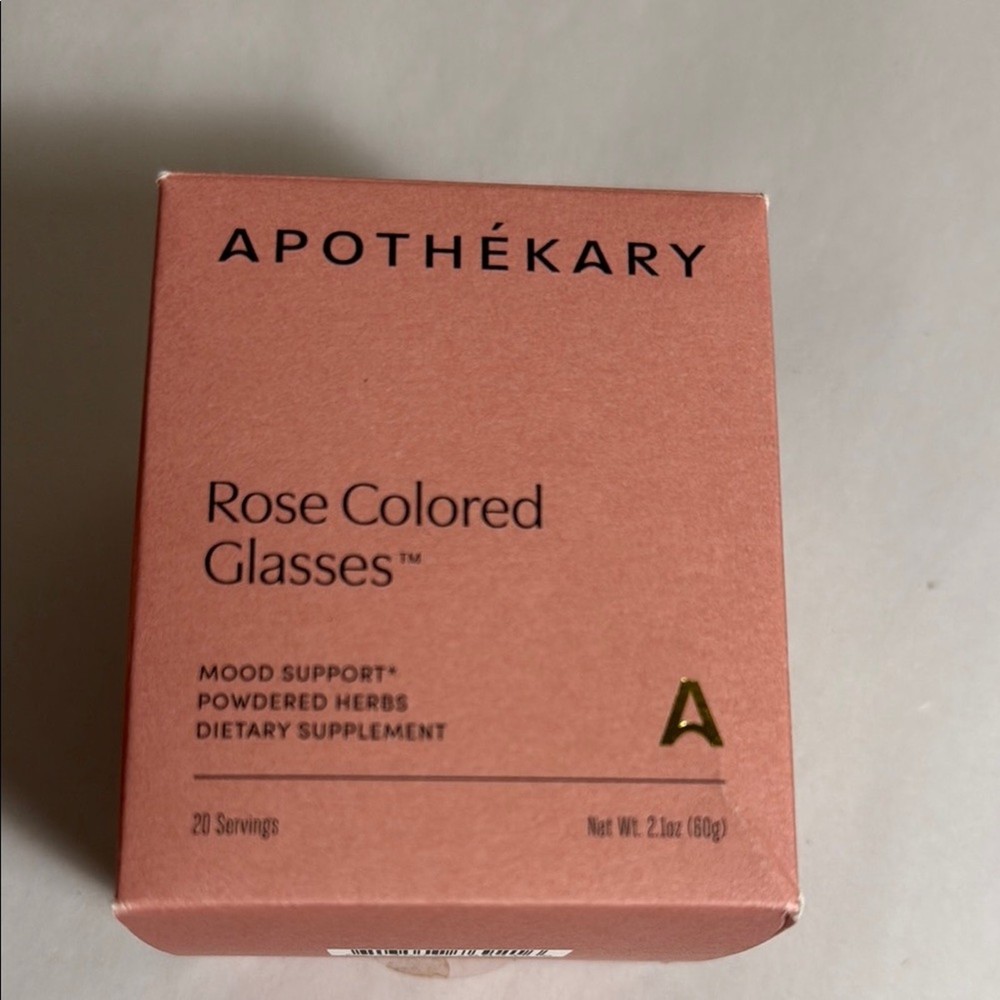 Apothekary rose colored glasses mood support powder
