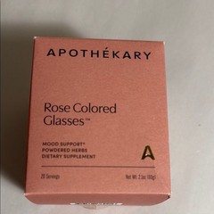 Apothekary rose colored glasses mood support powder