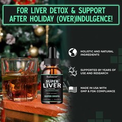 Super Liver Milk Thistle Liver Cleanse Detox Skin Digestive Liquid Supplements