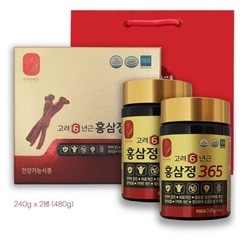 KOREA NO.1 Korean 6 Years Red Ginseng Extract 365, Saponin,Panax 240g x 4ea 2ea