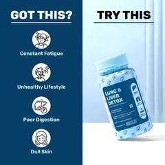 What’s Up Wellness Lung & Liver Detox 60 Caps | NAC & Milk Thistle Extract w128
