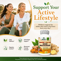 Turmeric Curcumin with Ginger Black Pepper, Joint support Max Strength Capsules