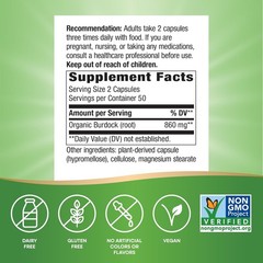 Traditional Joint Support with Burdock Root – 100 Capsules, Gluten Free