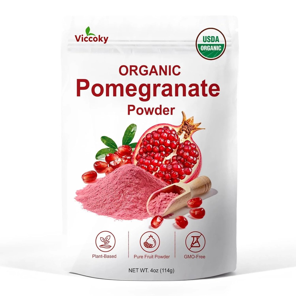 Organic Pomegranate Powder, Pure Pomegranate Juice Powder, Non GMO, Gluten Free,