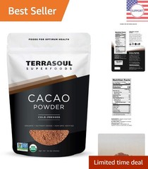 Raw Organic Cacao Powder, 16 Oz – Elevate Your Recipes with Chocolate Goodness