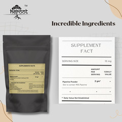 Heroot Piperine 95% Extract Powder | Black Pepper Derived Ingredient