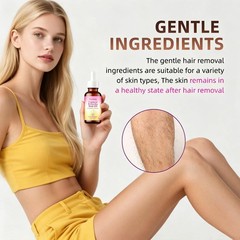2x Cyperus Rotundus Oil Natural Hair Removal Reduces Body Hair Growth Body Care