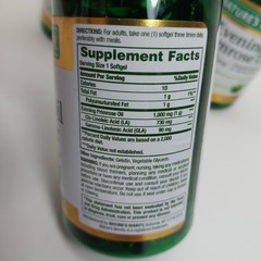 3x Nature’s Bounty Evening Primrose Oil 60 Softgels Supports Women’s Health GLA