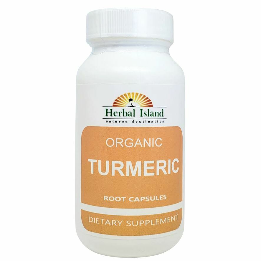 Organic Turmeric Root and Peppercorn Capsules 500mg – Tumeric – Pepper