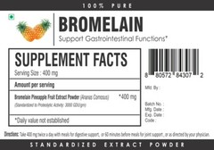 Bromelain 3000 GDU/gm Pineapple Extract Powder Natural Protein Digesting Enzyme