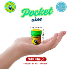 Thai Herbal Inhaler Set, Natural Aromatherapy, Pack of 12 Jars