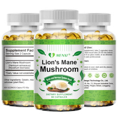 Lion’s Mane Capsules – Brain Support & Memory Boost – Natural Nootropic 60pcs
