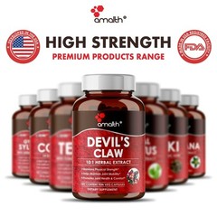Devil’s Claw Root Harpagophytum Extract 5000mg Capsule – 90 Count – Joint Health
