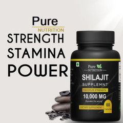 Shilajit Extract 1000mg, Stress, Anxiety, Skin Vitality, Healthy Heart, Fatigue