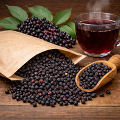 Wild Crafted Whole Elderberries Dried Sambucus nigra Premium Herb Tea Bulk USA