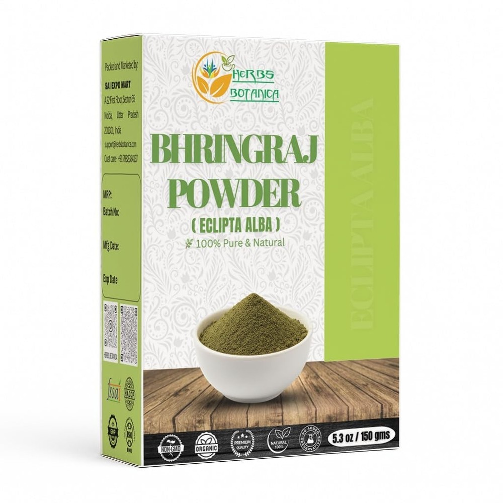 Herbs Botanica Bhringraj Powder – 5.3 oz / 150 gms