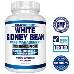 100% Pure White Kidney Bean Extract – Carb Blocker & Fat Absorber for Weight Los