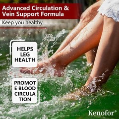 Best Blood Circulation Supplements Vein Support Heart Health 30-120 Pills Vegan