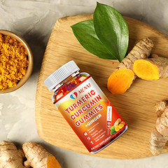 60pcs Turmeric Gummies – 450 mg Turmeric Extract & 75 mg Ginger per Serving