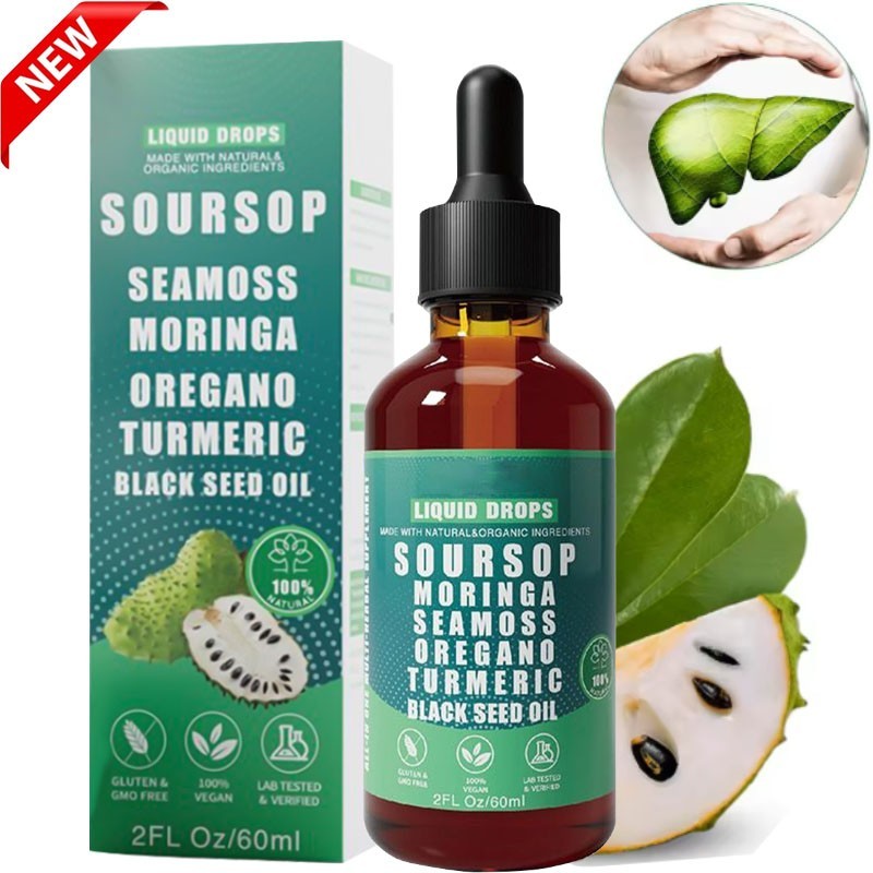 Soursop Vyxion Bitters Liquid Drops – Immunity, Liver, Gut & Antioxidant