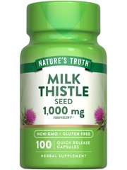 Milk Thistle Capsules 1000mg | 100 Count | Seed Extract | by Nature’s Truth