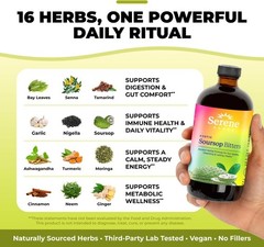 Serene Herb Exotic Soursop Bitters Liquid Gut Health Detox Lasting Vitality