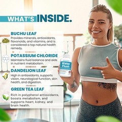 Water Flush Caps Relief For Retention Weight Loss Detox Dandelion Leaf 30/60/120