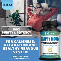 Mood Support Supplement,With 5-Htp,St Johns Wort,Support Stress Response 120caps