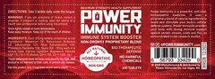 Power Immunity Homeopathic Immune System Booster, Fights Viruses, Colds, and Flu