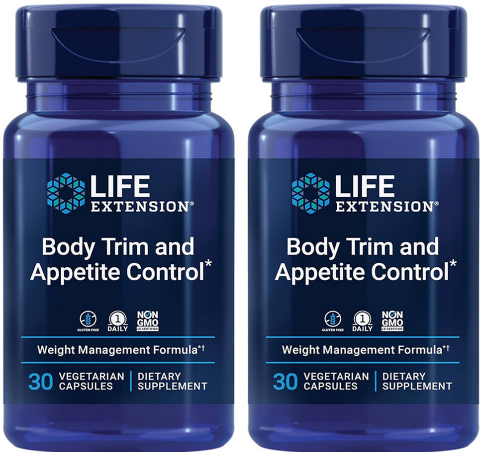BODY TRIM and APPETITE CONTROL WEIGHT MANAGEMENT 60 capsule LIFE EXTENSION