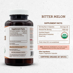 Secrets Of The Tribe Bitter Melon Capsules, 500 mg