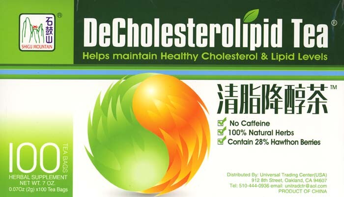 DeCholesterolipid Tea (Helps Maintain Healthy Cholesterol &Lipid Levels)100 Bags