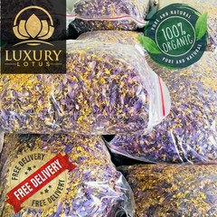 Dried Blue Lotus Flower Nymphaea Caerulea Organic 100% Pure Herbal Tea Ceylon!!!