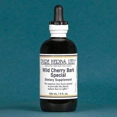 Wild Cherry Bark Special Herbal Extract Pure Herbs 4 oz. for Respiratory System