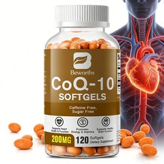COQ 10 Coenzyme Q-10 200mg Heart Health Support, Increase Energy Immune System