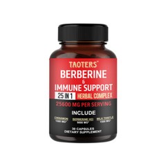 Berberine Capsules For Immune Support, 25-in-1 Herbal Complex